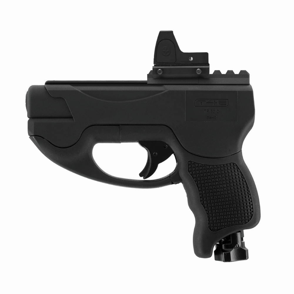 Umarex TP50 Compact with 40mm Picatinny rail and reddot sight