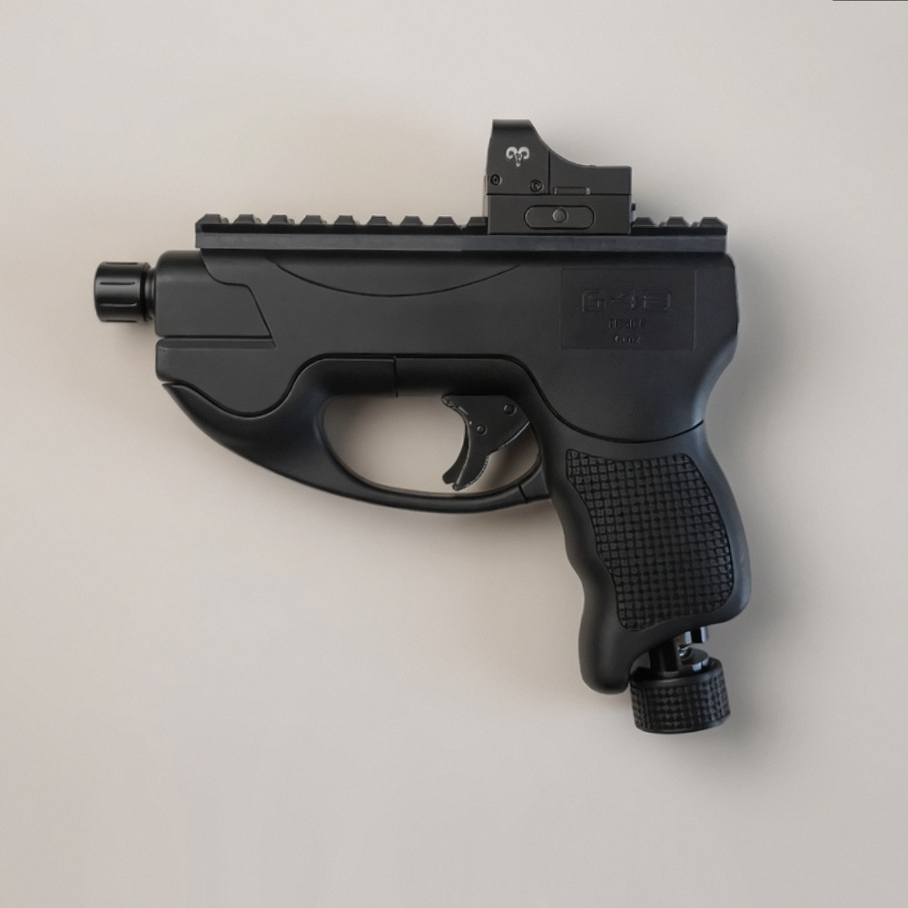Umarex HDP50 / TP50 Compact Gen2 punch button side view – textured CO₂ punch cap for more control