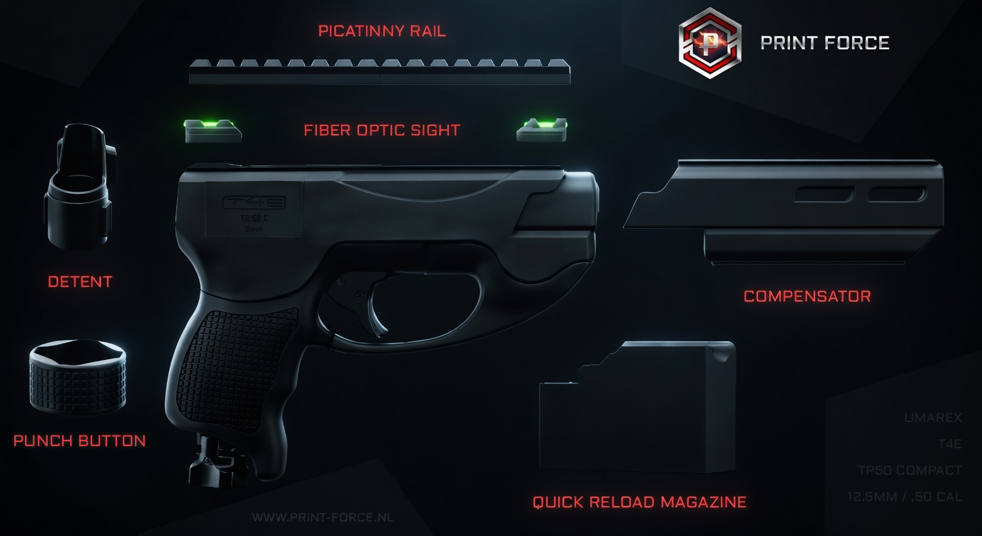Umarex-TP-50-Upgrades-from-print-force-dot-nl-picatinny-rail-fiber-optic-sights-detent-gen2-punch-button-quick-reload-magazine-compensator
